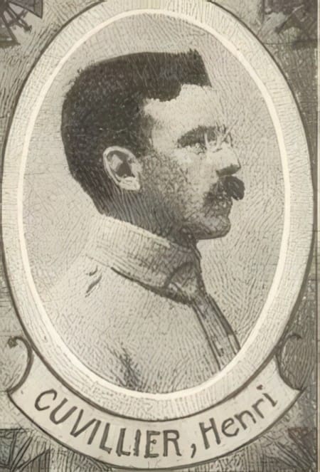 Portrait de CUVILLIER Henri, religieux profès, prêtre soldat de la Première Guerre mondiale