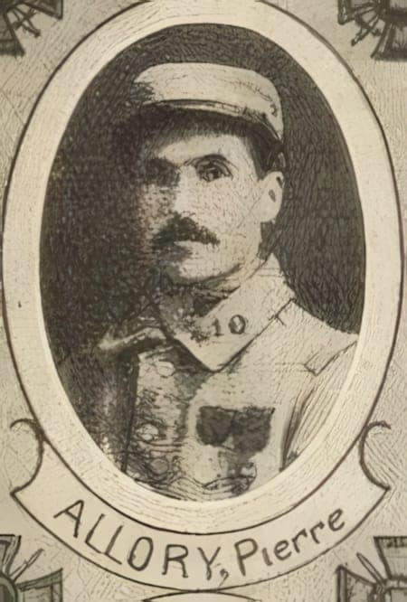 Portrait de Pierre-Marie-Édouard-Louis Allory, professeur, Frères de Ploërmel, brancardier, Médaille militaire, Livre d'or du Clergé 1914-1918