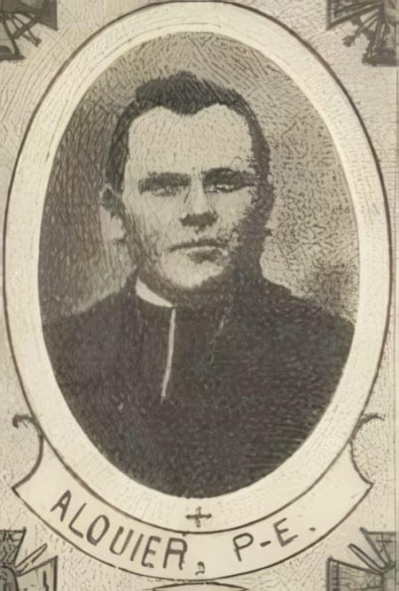 Portrait de Paul-Émile Alquier, vicaire du diocèse de Albi, infirmier, fusillé, Livre d'or du Clergé 1914-1918