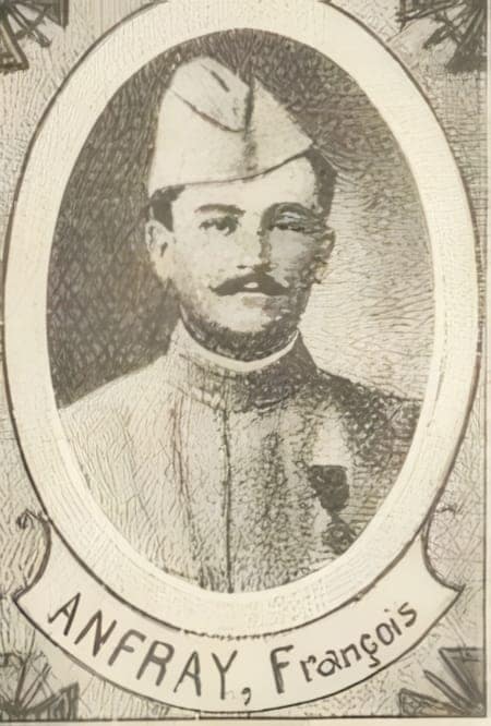 Portrait de François Anfray, séminariste du diocèse de Coutances, Livre d'or du Clergé 1914-1918