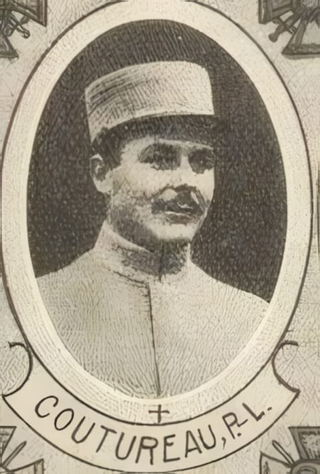 Portrait de COUTUREAU Paul Louis Léon, clerc minoré, prêtre soldat de la Première Guerre mondiale