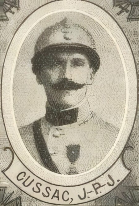 Portrait de CUSSAC Jules Pierre Joseph, curé, prêtre soldat de la Première Guerre mondiale