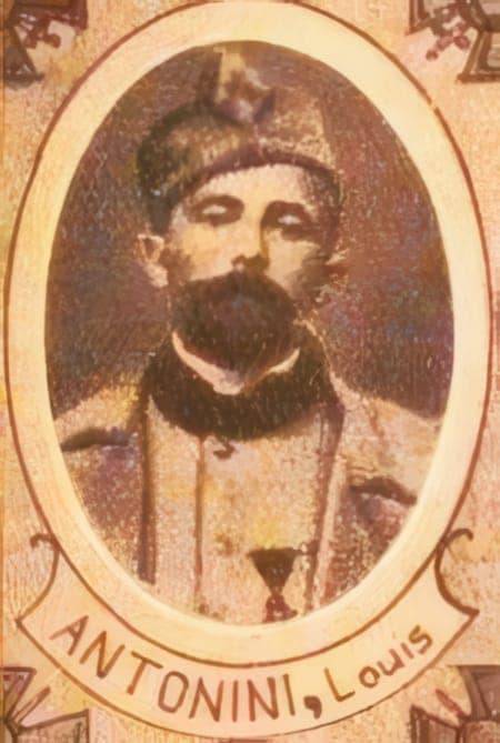 Portrait de Louis Antonini, convers trappiste, Cisterciens réformés (Trappistes) — Abbaye N.-D. des Dombes, Livre d'or du Clergé 1914-1918