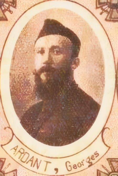 Portrait de Georges Ardant, directeur de l'enseignement libre du diocèse du diocèse de Limoges, aumônier militaire, Livre d'or du Clergé 1914-1918