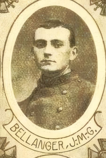 Portrait de BELLANGER Joseph-Marie-Georges, prêtre, prêtre soldat de la Première Guerre mondiale
