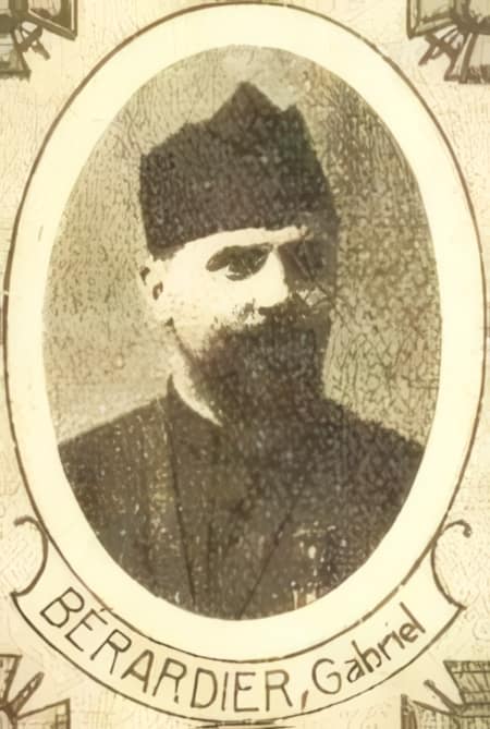 Portrait de BÉRARDIER Gabriel, vicaire — sous-directeur des œuvres de lyon, prêtre soldat de la Première Guerre mondiale