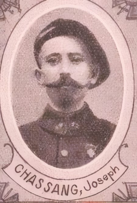 Portrait de CHASSANG Joseph, professeur, prêtre soldat de la Première Guerre mondiale