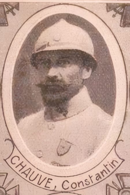 Portrait de CHAUVE Constantin, professeur, prêtre soldat de la Première Guerre mondiale