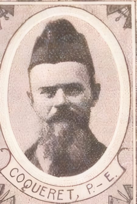 Portrait de COQUERET Paul Émile, prêtre, prêtre soldat de la Première Guerre mondiale