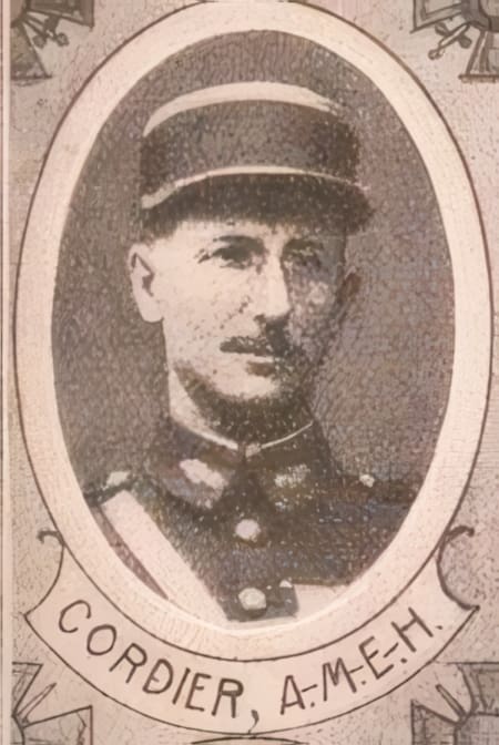 Portrait de CORDIER Alphonse Marie Édouard Hubert, séminariste, prêtre soldat de la Première Guerre mondiale