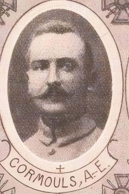 Portrait de CORMOULS Auguste Émile, professeur, prêtre soldat de la Première Guerre mondiale