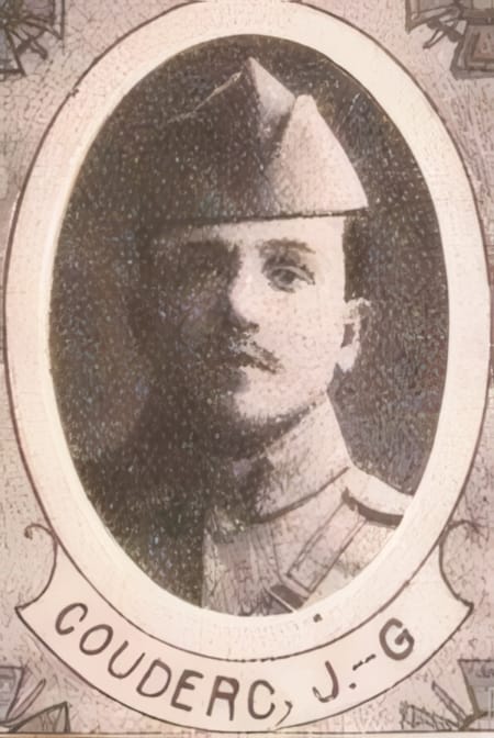 Portrait de COUDERC Jean Georges, séminariste, prêtre soldat de la Première Guerre mondiale