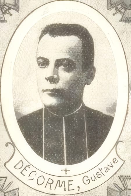 Portrait de DÉCORME Gustave, curé, prêtre soldat de la Première Guerre mondiale
