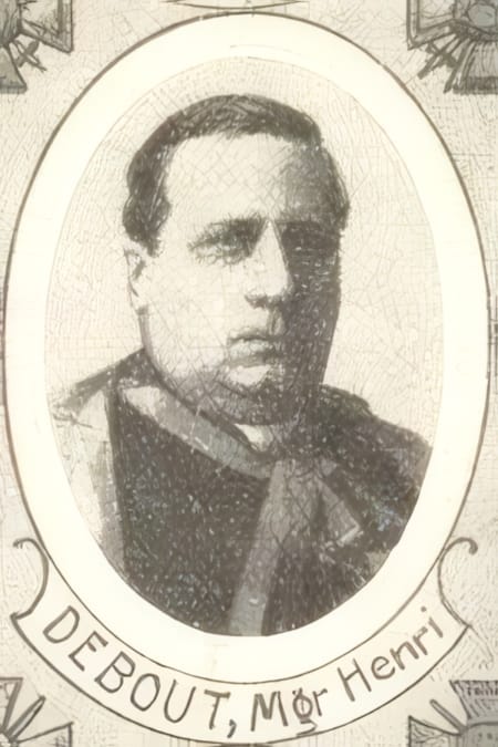 Portrait de DEBOUT Henri, archiprêtre de N. D. de Calais / Prélat, prêtre soldat de la Première Guerre mondiale
