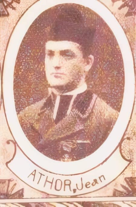 Portrait de Jean Athor, missionnaire diocésain du diocèse de Bayonne, brancardier, Livre d'or du Clergé 1914-1918
