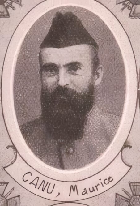 Portrait de CANU Maurice Marie, professeur — secrétaire à l'archevêché, prêtre soldat de la Première Guerre mondiale