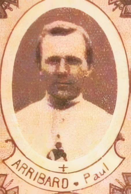 Portrait de Paul Arribard, novice, Congrégation des Sacrés-Cœurs (Picpus), Livre d'or du Clergé 1914-1918