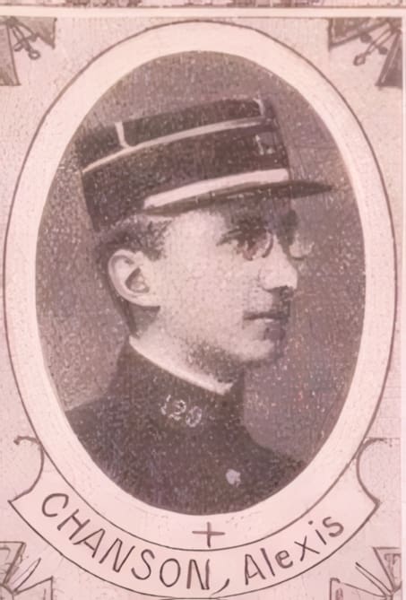 Portrait de CHANSON Étienne Alexis, séminariste (licencié ès lettres), prêtre soldat de la Première Guerre mondiale