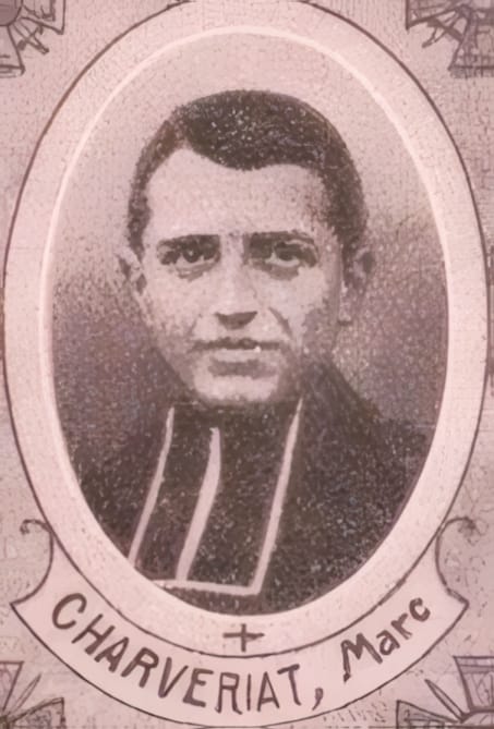 Portrait de CHARVÉRIAT Marc Horace Joseph, licencié ès lettres / Sous diacre, prêtre soldat de la Première Guerre mondiale