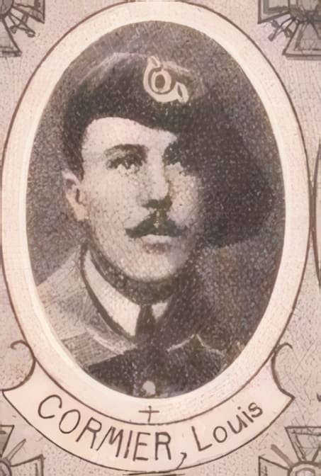 Portrait de CORMIER Louis Marie René, religieux, prêtre soldat de la Première Guerre mondiale