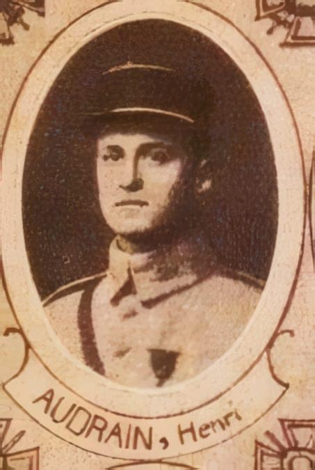 Portrait de Henri-Maurice-Albert Audrain, séminariste du diocèse de Versailles, Livre d'or du Clergé 1914-1918