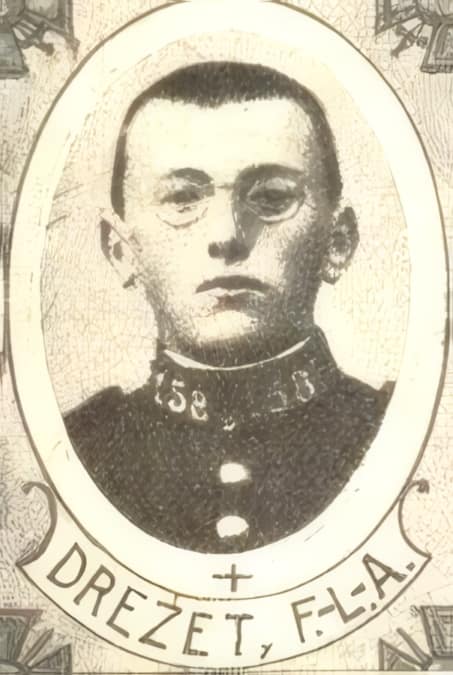 Portrait de DREZET François Louis Alexandre, séminariste, prêtre soldat de la Première Guerre mondiale