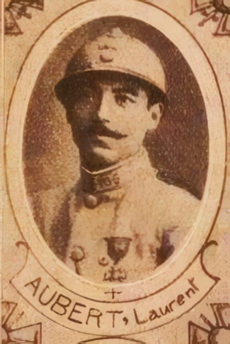 Portrait de Laurent Aubert, clerc minoré, Missions Étrangères, Livre d'or du Clergé 1914-1918