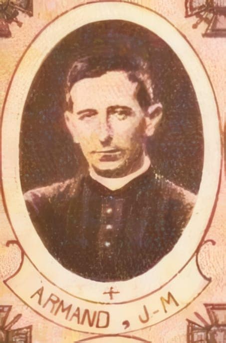 Portrait de Joseph-Marie Armand, curé du diocèse de Valence, Livre d'or du Clergé 1914-1918
