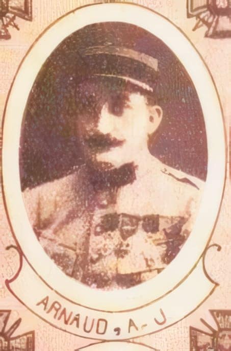 Portrait de Alphonse-Joseph Arnaud, prêtre professeur du diocèse de Lyon, Livre d'or du Clergé 1914-1918