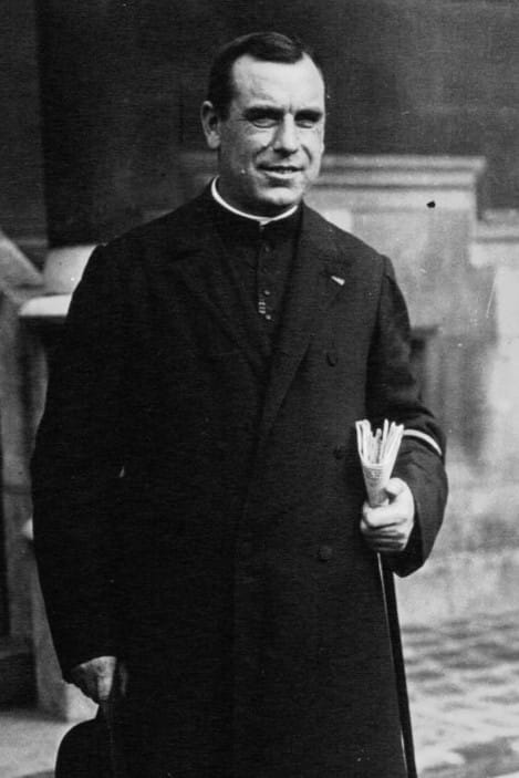 Portrait de Daniel Bergey, curé de Saint-Émilion, prêtre soldat de la Première Guerre mondiale.