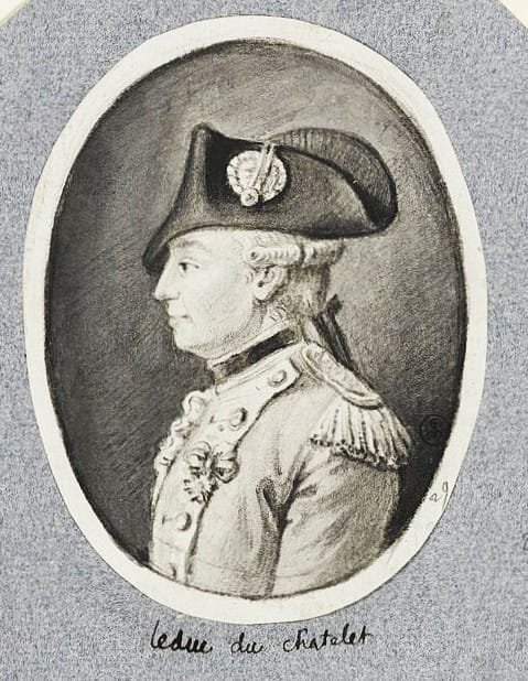 Le Duc Louis-Marie-Florent du Châtelet, colonel des Gardes Françaises 1789