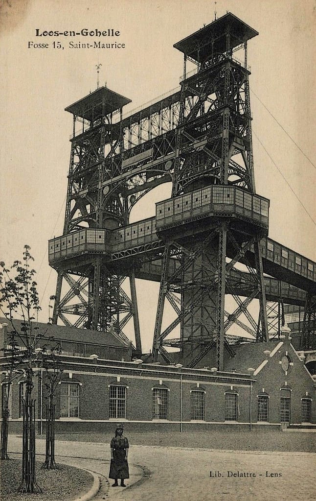 Fosse n° 15 Saint-Maurice des mines de Lens à Loos-en-Gohelle avant la guerre