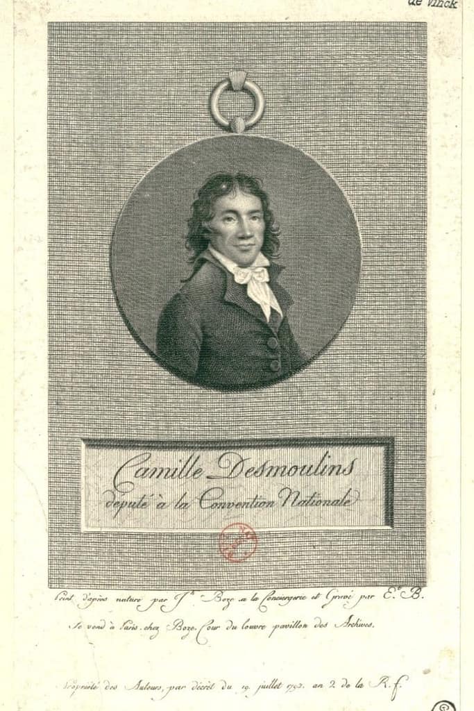 Le Vieux Cordelier de Camille Desmoulins, journal créé par le député à la Convention nationale,1793