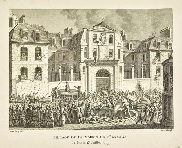 Pillage de la maison Saint-Lazare — nuit du 13 juillet 1789, Louvre