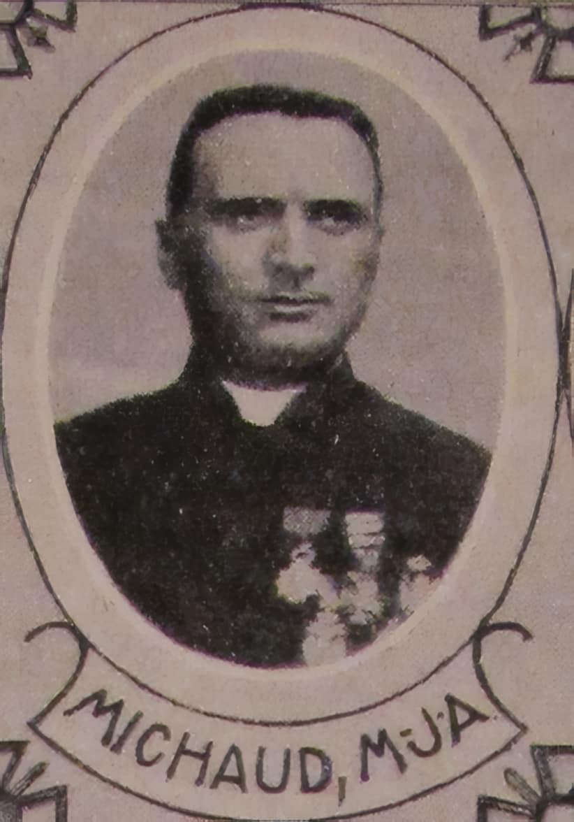 Portrait de Maurice Jules MICHAUD, prêtre et observateur en aviation, prêtre soldat de la Première Guerre mondiale